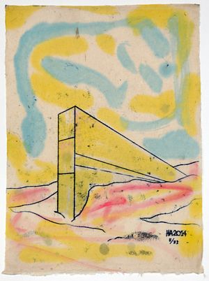 Global Seed Vault, Svalbard Monoprint 8/31